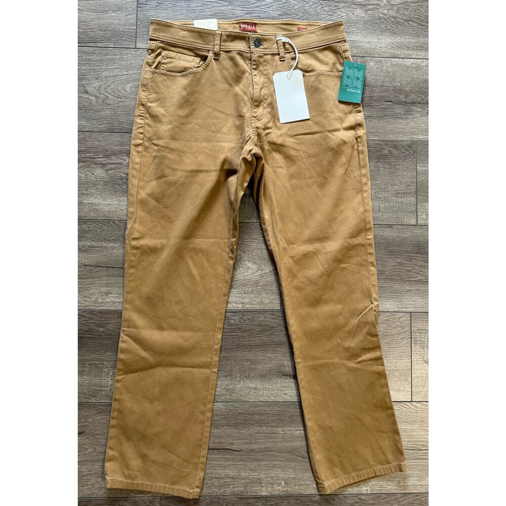 Red Ale Straight‎ Fit Bedford Corduroy Pants Size 32 x 30 NWT